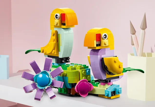 Flori in stropitoare, +8 ani, 31149, Lego Creator 3 in 1